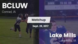 Matchup: BCLUW vs. Lake Mills  2017