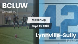 Matchup: BCLUW vs. Lynnville-Sully  2020