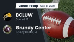 Recap: BCLUW  vs. Grundy Center  2021