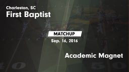 Matchup: First Baptist vs. Academic Magnet 2016