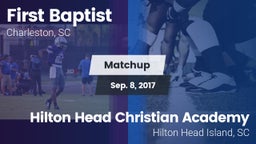 Matchup: First Baptist vs. Hilton Head Christian Academy  2017