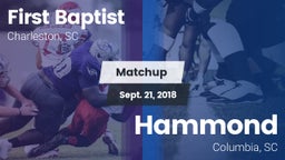 Matchup: First Baptist vs. Hammond  2018