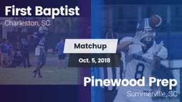 Matchup: First Baptist vs. Pinewood Prep  2018