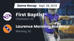 Recap: First Baptist  vs. Laurence Manning Academy  2018