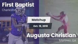 Matchup: First Baptist vs. Augusta Christian  2018