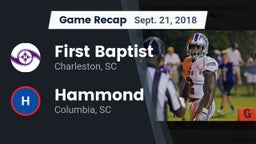 Recap: First Baptist  vs. Hammond  2018