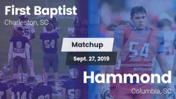 Matchup: First Baptist vs. Hammond  2019