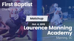 Matchup: First Baptist vs. Laurence Manning Academy  2019