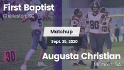 Matchup: First Baptist vs. Augusta Christian  2020