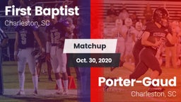 Matchup: First Baptist vs. Porter-Gaud  2020