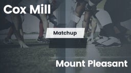 Matchup: Cox Mill vs. Mount Pleasant High 2016