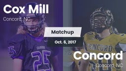 Matchup: Cox Mill vs. Concord  2017