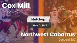 Matchup: Cox Mill vs. Northwest Cabarrus  2017