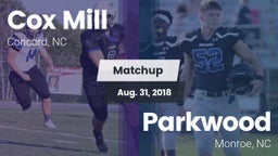 Matchup: Cox Mill vs. Parkwood  2018