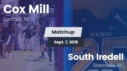 Matchup: Cox Mill vs. South Iredell  2018