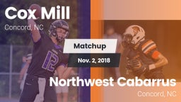 Matchup: Cox Mill vs. Northwest Cabarrus  2018
