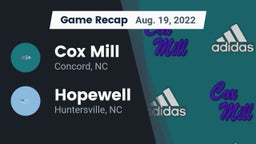 Recap: Cox Mill  vs. Hopewell  2022