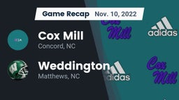 Recap: Cox Mill  vs. Weddington  2022