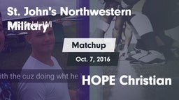 Matchup: St. John's Northwest vs. HOPE Christian 2016
