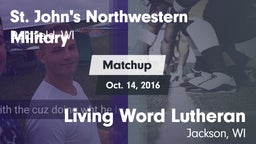 Matchup: St. John's Northwest vs. Living Word Lutheran  2016