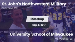 Matchup: St. John's Northwest vs. University School of Milwaukee 2017