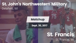 Matchup: St. John's Northwest vs. St. Francis  2017