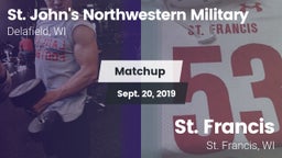 Matchup: St. John's Northwest vs. St. Francis  2019