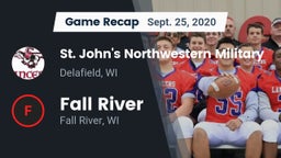 Recap: St. John's Northwestern Military  vs. Fall River  2020