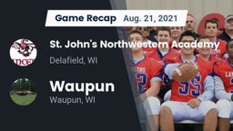 Recap: St. John's Northwestern Academy vs. Waupun  2021