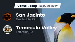 Recap: San Jacinto  vs. Temecula Valley  2019