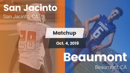 Matchup: San Jacinto High vs. Beaumont  2019