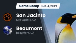 Recap: San Jacinto  vs. Beaumont  2019