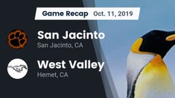 Recap: San Jacinto  vs. West Valley  2019