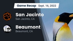 Recap: San Jacinto  vs. Beaumont  2022