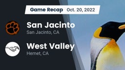 Recap: San Jacinto  vs. West Valley  2022