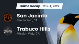 Recap: San Jacinto  vs. Trabuco Hills  2022