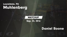 Matchup: Muhlenberg vs. Daniel Boone  2016