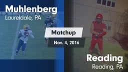 Matchup: Muhlenberg vs. Reading  2016