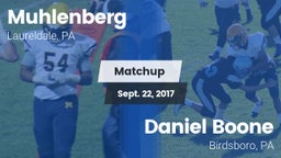 Matchup: Muhlenberg vs. Daniel Boone  2017