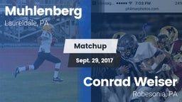 Matchup: Muhlenberg vs. Conrad Weiser  2017