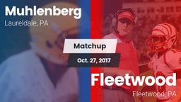 Matchup: Muhlenberg vs. Fleetwood  2017