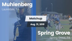 Matchup: Muhlenberg vs. Spring Grove  2018