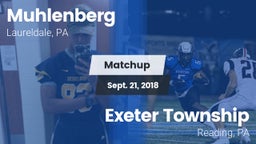 Matchup: Muhlenberg vs. Exeter Township  2018