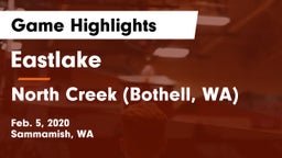 Eastlake  vs North Creek (Bothell, WA) Game Highlights - Feb. 5, 2020
