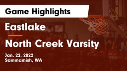 Eastlake  vs North Creek Varsity Game Highlights - Jan. 22, 2022