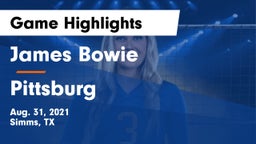 James Bowie  vs Pittsburg Game Highlights - Aug. 31, 2021