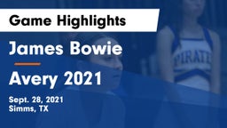 James Bowie  vs Avery 2021 Game Highlights - Sept. 28, 2021
