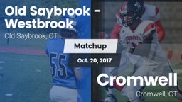 Matchup: Old Saybrook-Westbro vs. Cromwell  2017