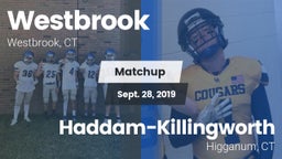 Matchup: Westbrook High Schoo vs. Haddam-Killingworth  2019
