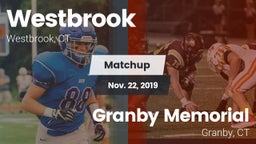 Matchup: Westbrook High Schoo vs. Granby Memorial  2019